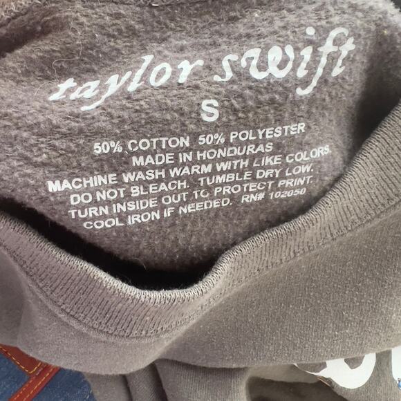 Taylor Swift Grey Eras Crewneck Sweatshirt Size S - Picture 5 of 8